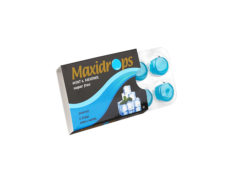 Maxidrops Nane - Mentol Cep Boğaz Pastili