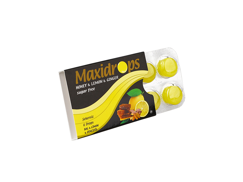Maxidrops Bal - Limon Cep Boğaz Pastili