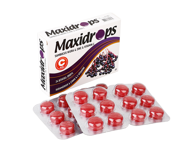 Maxidrops Çinko - C Vitamin Boğaz Pastili