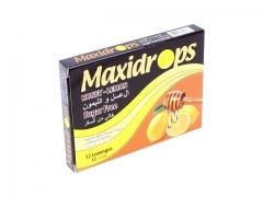 Maxidrops Bal & Limon Şekersiz Boğaz Pastili
