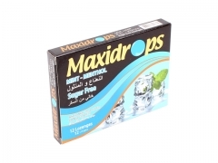 Maxidrops Nane & Mentol Şekersiz Boğaz Pastili